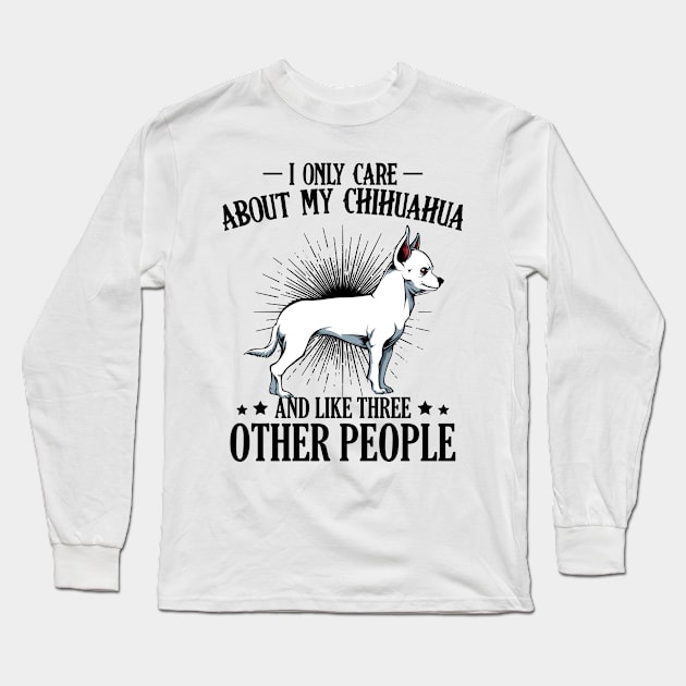 Chihuahua Dog Long Sleeve T-Shirt by Lumio Gifts